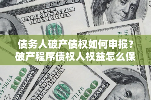 济南债务人破产债权如何申报？破产程序债权人权益怎么保障？