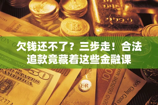 济南欠钱还不了？三步走！合法追款竟藏着这些金融课