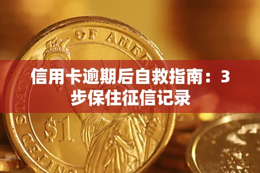 济南信用卡逾期后自救指南：3步保住征信记录