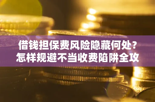 济南借钱担保费风险隐藏何处？怎样规避不当收费陷阱全攻略！